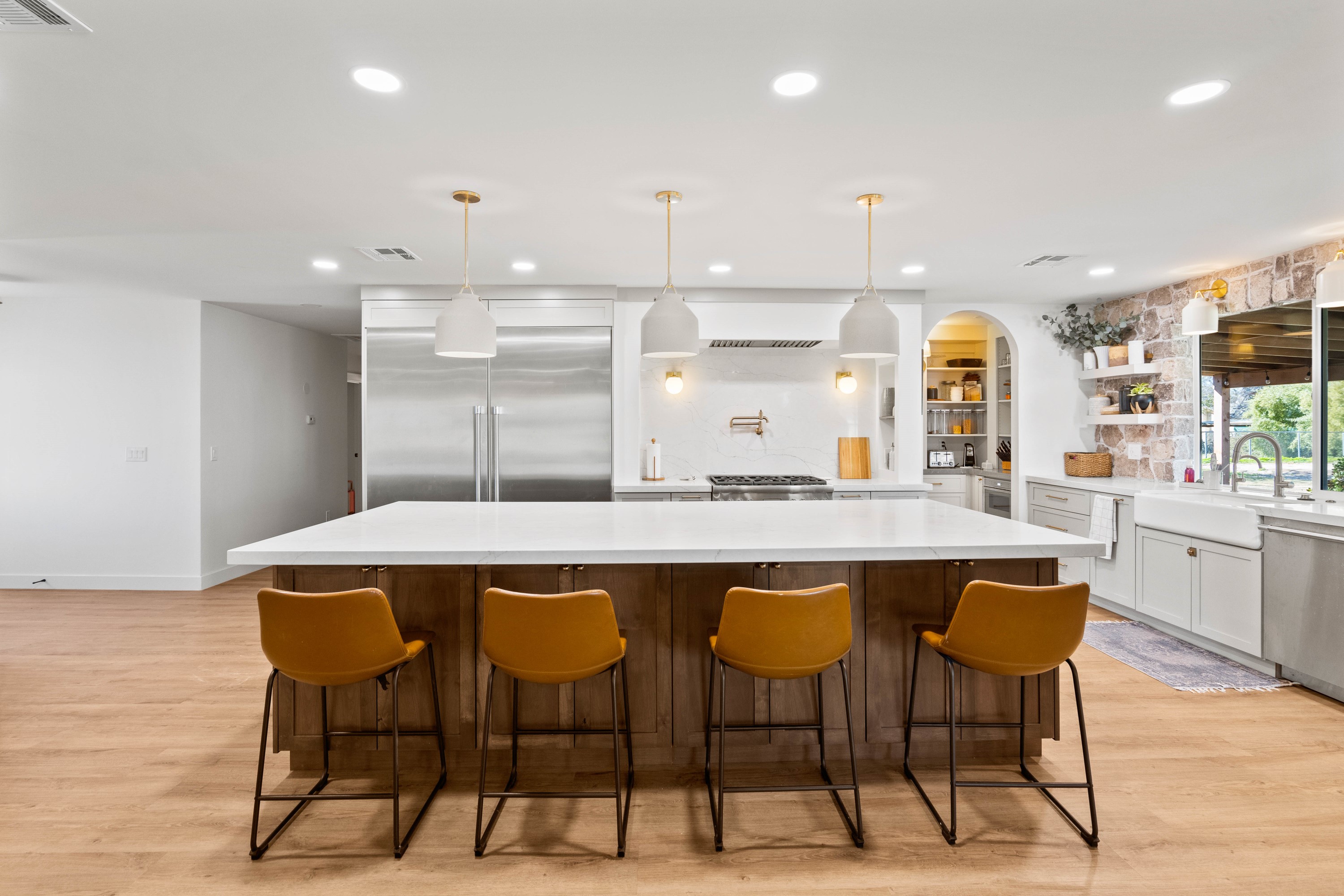 Kitchen with Custom Island thumbnail 2