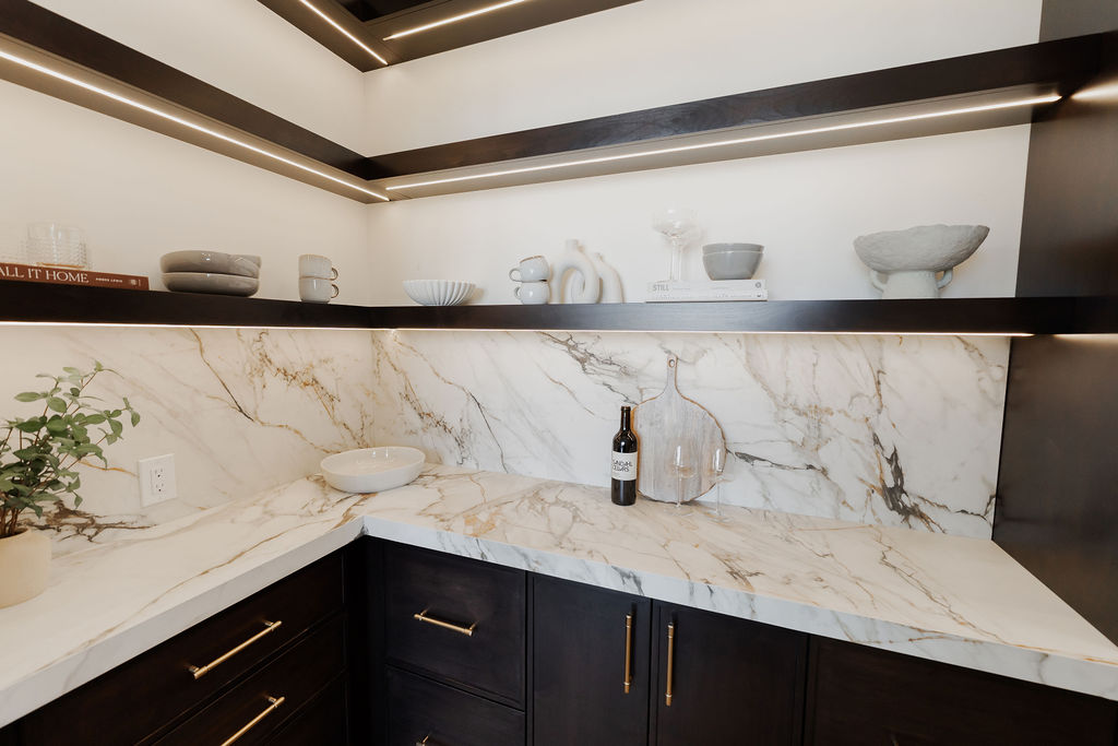 Luxurious Contrasting Pantry