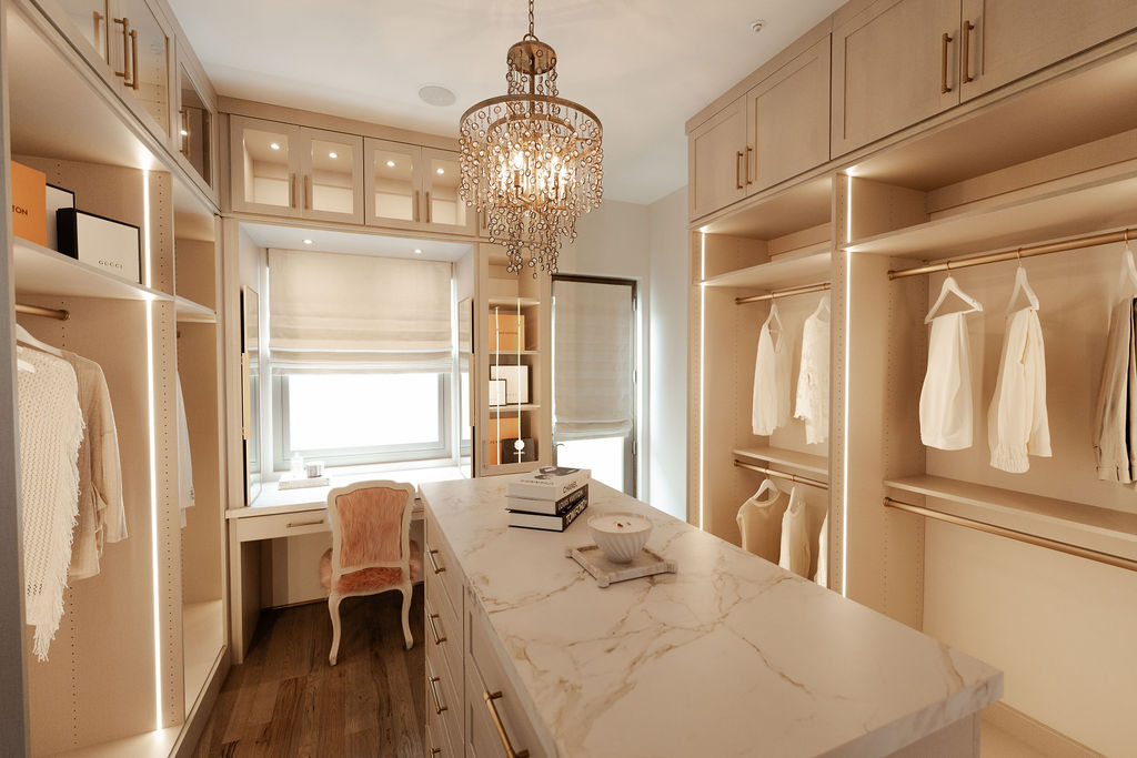 Her Luxury Closet and Vanity